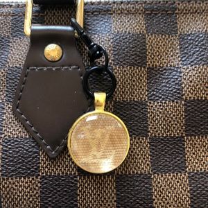 Handmade LV bag chain/key chain